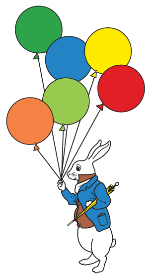 Alice's Montessori | Rabbit with Balloons